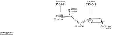 Abgassystem Seat IBIZA IV