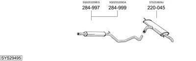 Abgassystem Vw GOLF VII