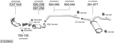 Abgassystem Nissan PRIMASTAR Plattform/Chassis