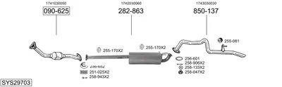 Abgassystem Toyota LAND CRUISER PRADO
