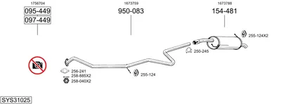 Abgassystem Ford FIESTA VI