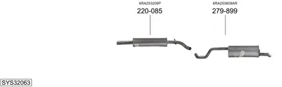 Abgassystem Seat TOLEDO IV
