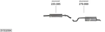 Abgassystem Seat TOLEDO IV