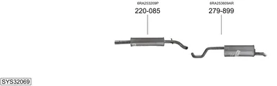 Abgassystem Skoda RAPID