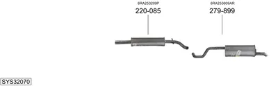 Abgassystem Skoda RAPID