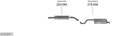Abgassystem Skoda RAPID Spaceback