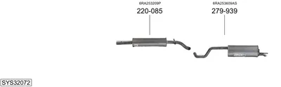 Abgassystem Skoda RAPID Spaceback