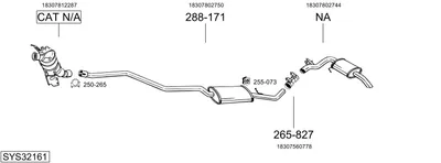 Abgassystem Bmw 1