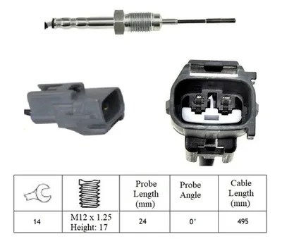 Sensor, Abgastemperatur Suzuki GRAND VITARA II