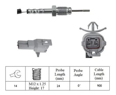 Sensor, Abgastemperatur Suzuki GRAND VITARA II