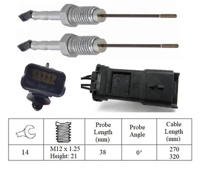 Sensor, Abgastemperatur Citroën JUMPER II Bus · Citroën JUMPER II Van · Citroën JUMPER II Plattform/Chassis