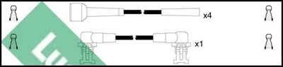 Zündkabelsatz Renault 11 · Renault 9 · Volvo 340-360 Limousine
