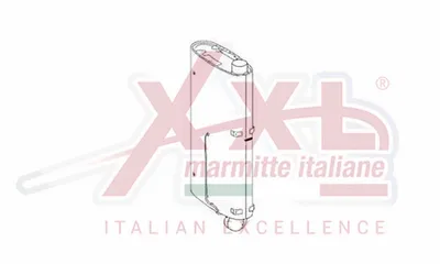 Späterer Schalldämpfer XXLMARMITTEITEITALIANE KAT0640