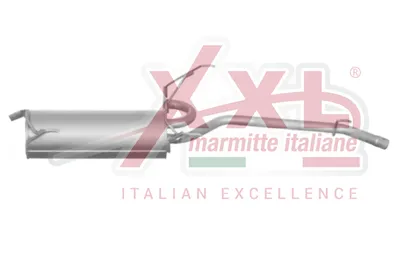 Hinterer Schalldämpfer XXLMARMITTEITEITALIANE PO010