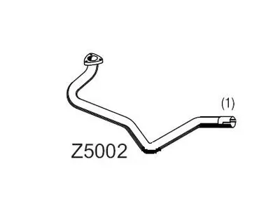 Auspuffrohr XXLMARMITTEITEITALIANE Z5002