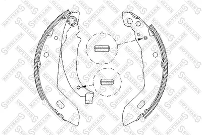 Bremsschuh Set Peugeot 205 I · Peugeot 205 I Cabrio · Peugeot 205 II