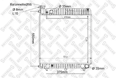 Radiator, Motorkühlung Mercedes-Benz T1 Bus · Mercedes-Benz T1 Van · Mercedes-Benz T1 Plattform/Chassis