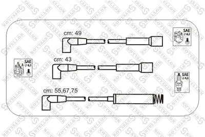 Zündkabelsatz Opel KADETT C City · Opel KADETT D · Opel KADETT E