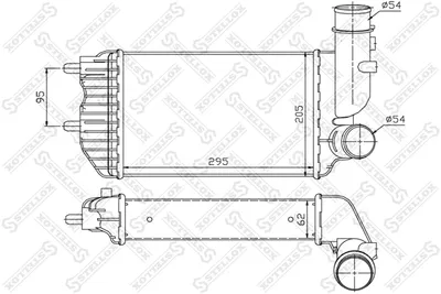 Ladeluftkühler Citroën JUMPER I Bus · Citroën JUMPER I Van · Citroën JUMPER I Plattform/Chassis