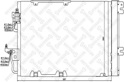 Kondensator, Klimaanlage Opel ASTRA G Hatchback · Opel ASTRA H · Opel ASTRA H Kombi