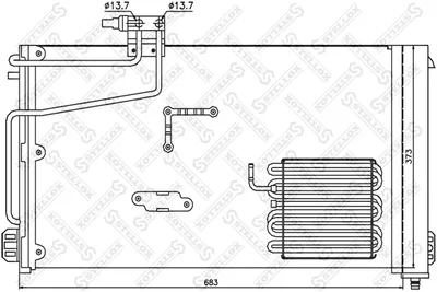 Kondensator, Klimaanlage Mercedes-Benz C-CLASS · Mercedes-Benz C-CLASS Coupe · Mercedes-Benz C-CLASS T-Modell