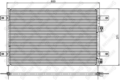 Kondensator, Klimaanlage Ford GALAXY I · Ford GALAXY MK I VAN · Sitz ALHAMBRA