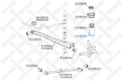 Schutzkappe/Bellow, Stoßdämpfer Hyundai ACCENT I · Hyundai ACCENT Saloon · Hyundai ACCENT II