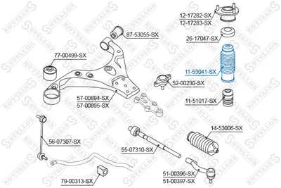 Schutzkappe/Bellow, Stoßdämpfer Hyundai ACCENT II · Hyundai ELANTRA III Saloon · Hyundai ELANTRA III