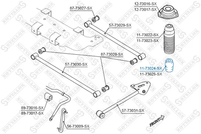 Gummipuffer, Suspension Chevrolet LACETTI