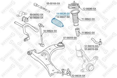 Balg, Lenkung Toyota AVENSIS Saloon · Toyota AVENSIS Kombi · Toyota AVENSIS