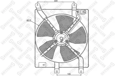 Ventilator, Motorkühlung Daewoo MATIZ · Daewoo MATIZ Hatchback Van