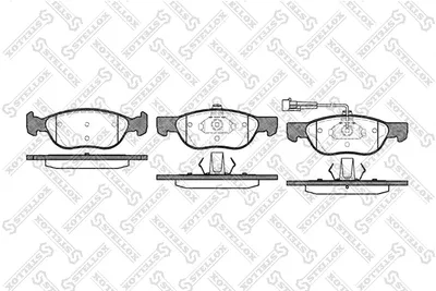 Bremsbelag-Set, Scheibenbremse Alfa Romeo 145 · Alfa Romeo 146 · Fiat PUNTO