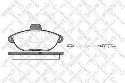 Bremsbelag-Set, Scheibenbremse Citroën EVASION MPV · Citroën JUMPY I · Citroën JUMPY I Van