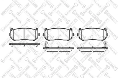 Bremsbeläge Set, Scheibenbremse Honda LEGEND IV · Kia SEPHIA Saloon · Kia CLARUS