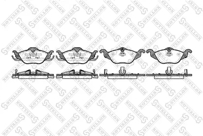 Bremsbelag-Set, Scheibenbremse Opel ASTRA F Limousine · Opel ASTRA F Convertible · Opel ASTRA G Hatchback