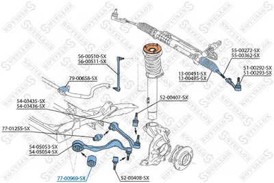 Reparatur-Kit, Steuer- / Schlepparm Bmw 5 · Bmw 5 Touring · Bmw 6