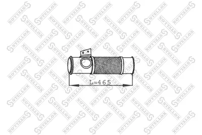 Flexible Verbindung, Auspuff StellOX 82-01655-SX
