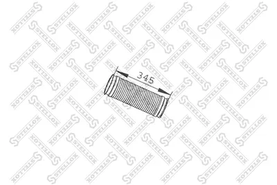 Flexible Verbindung, Abgas STELLOX 82-01668-SX