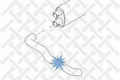 StELLOX 82-03526-SX Auspuffrohr
