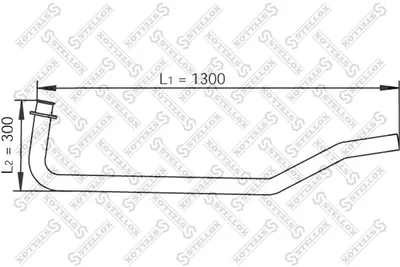 StELLOX Auspuffrohr 82-03591-SX