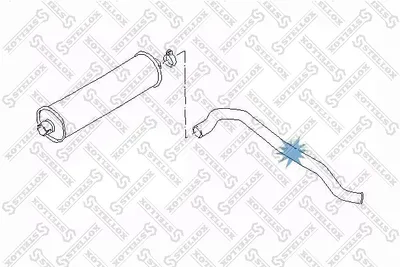 StELLOX Auspuffrohr 82-03631-SX
