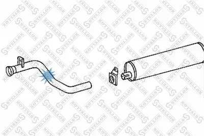 Auspuffrohr Stellox 82-03643-SX