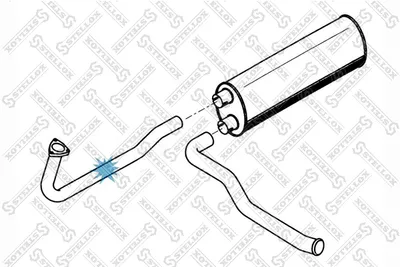 StELLOX Auspuffrohr 82-03665-SX