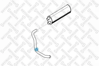 Auspuffrohr Stellox 82-03669-SX