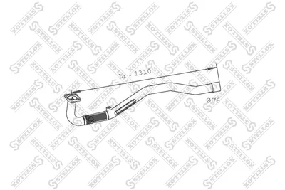 StELLOX 82-03701-SX Auspuffrohr