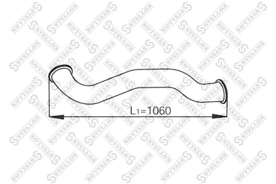 STELLOX 82-03706-SX Auspuffrohr
