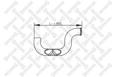 Auspuffrohr Stellox 82-03770-SX