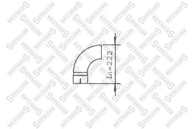 StELLOX 82-03775-SX Auspuffrohr