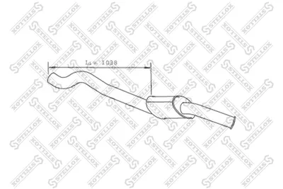 Auspuffrohr Stellox 82-03777-SX