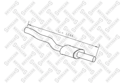 StELLOX 82-03782-SX Auspuffrohr